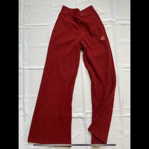 Alo Ribbed, Wide-Leg Lounge Pants, Size S